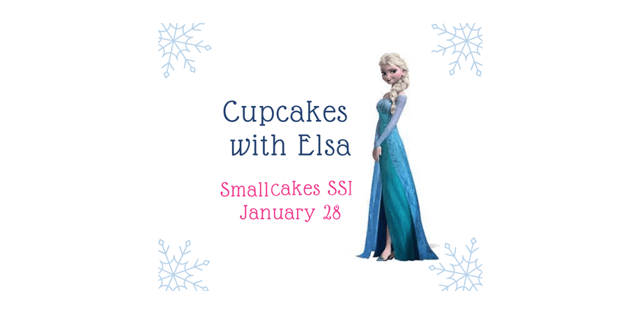 Cupcakes with Elsa at Smallcakes