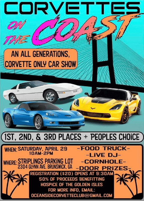 Corvettes on the Coast