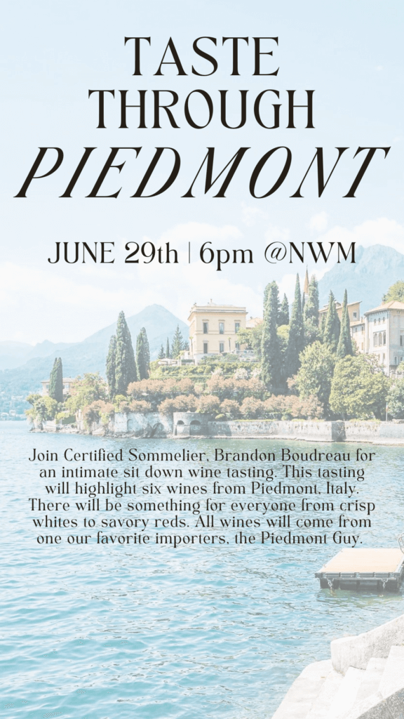 Newcastle Wine Merchant_Taste Through Piedmont