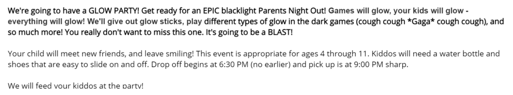 The Brick Glow Party